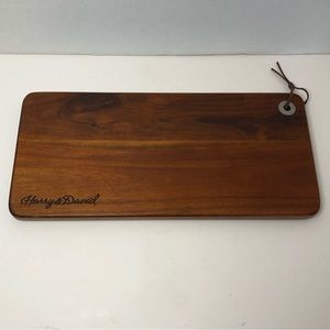 Harry & David Acadia Wood Charcuterie Cheese Cutting Board 7” x 15”